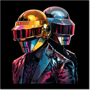 Retro robot Posters and Art